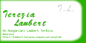 terezia lambert business card