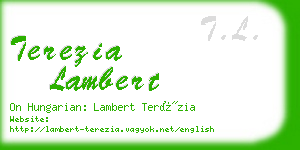 terezia lambert business card